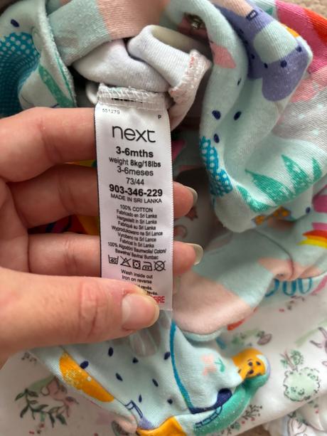 Next pyžamka, next,68