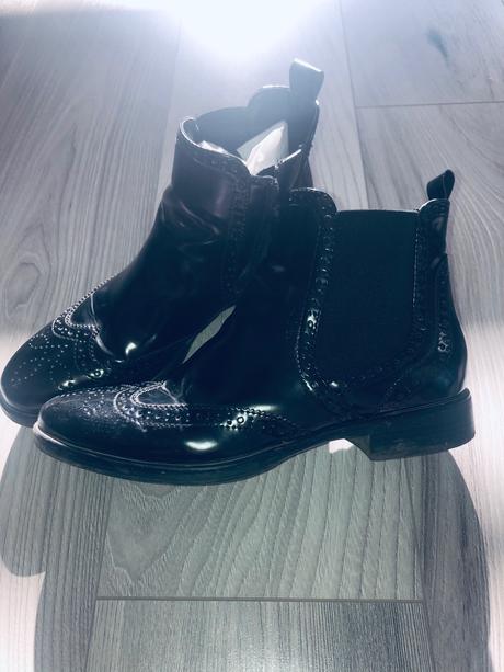 Cierne kotnikove čižmy, 39