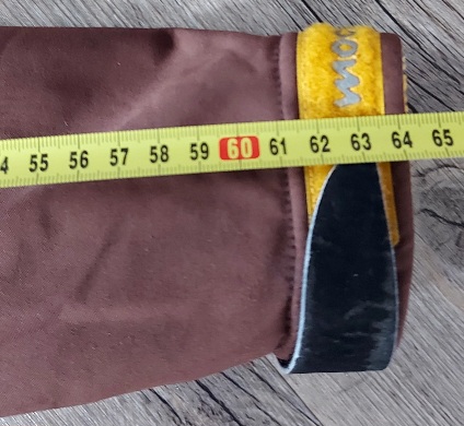 Hnedá softshelová bunda, 158