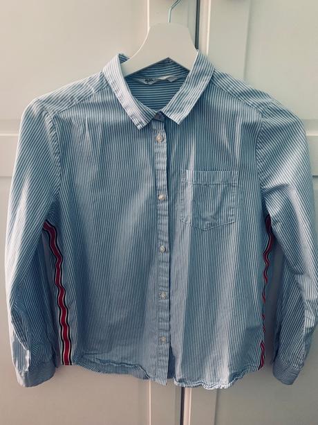 Pásikavá košeľa, h&m,152