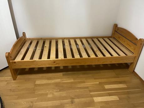 Posteľ masív, šírka (cm): 90,dĺžka (cm): 200