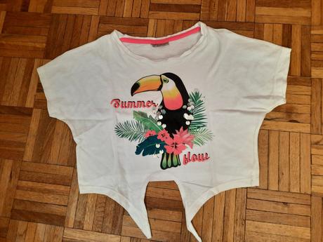 Dievčenské crop tričko, pepco,146