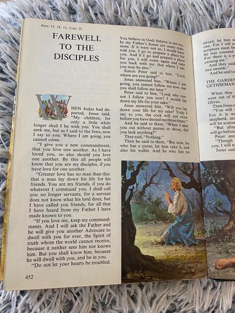 Stará krásna retro the children s bible in colour,