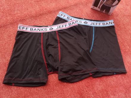 Jeff banks pánske boxerky 2ks veľkosť s, s