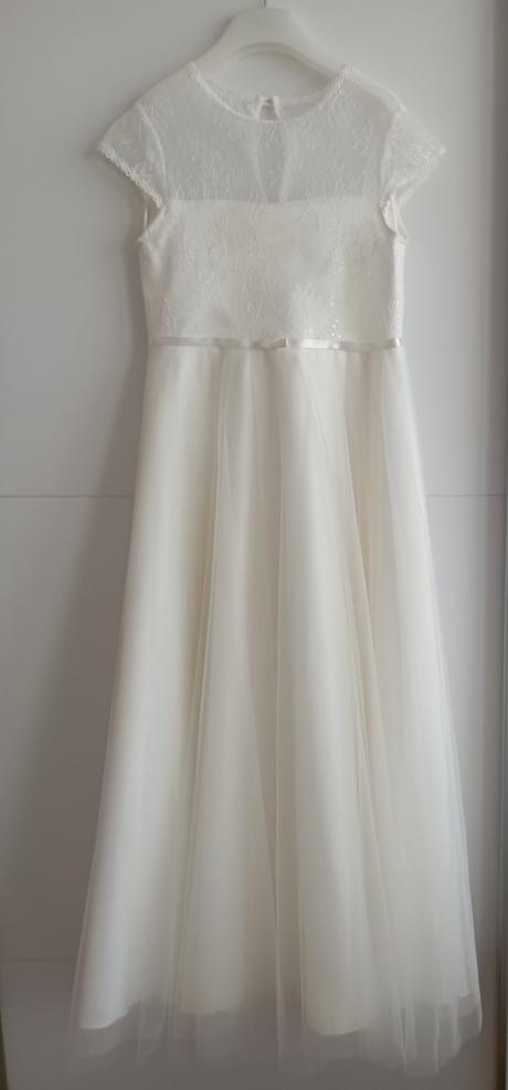 Šaty na prijímanie zn. bianco evento velk. 146, 146
