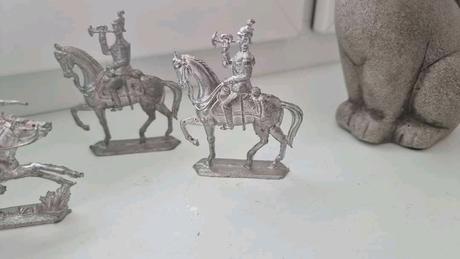 Ručné vyrábaný cinový vojaci,