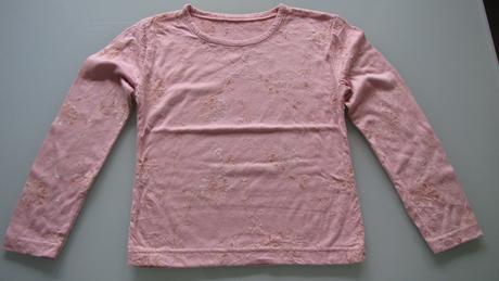 Vyšívané tričko s dlhým rukávom, 116