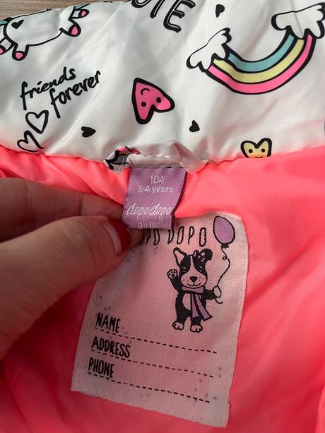 Veľ. 104 nádherná vestička s jednorožcami, dopodopo,104