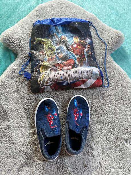 Papuče / obuv spiderman 29, deichmann,29