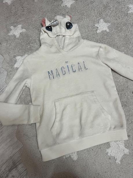 Huňatá mikinka h&m 146/152, h&m,146