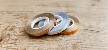 Stuha na balóny - 10 metrov - strieborná, 