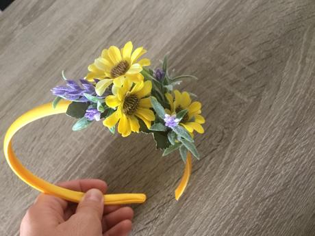 Čelenka žlté kvety, 