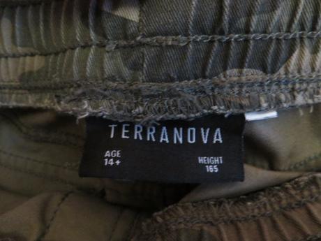 Maskáčové nohavice - terranova - veľ. 164, terranova,164