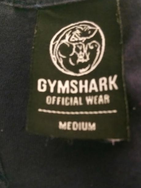 Dámsky bielo čierny top s motívom, gymshark, m