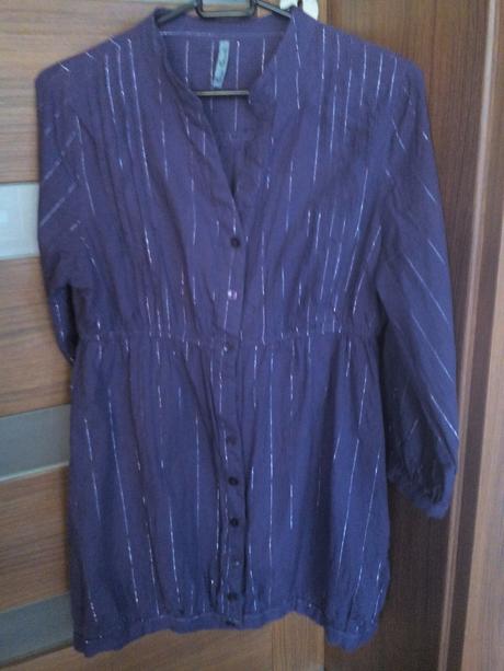 Fialová košeľa, e-vie,l