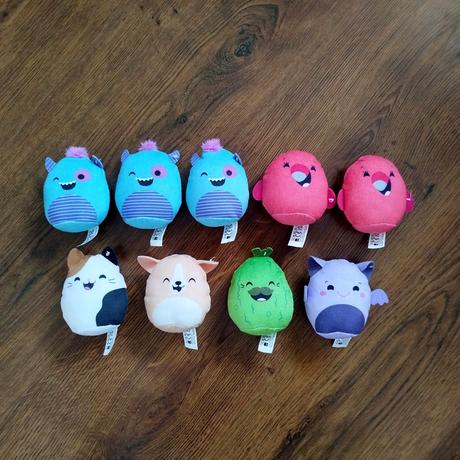 Zvieratká squishmallows - top stav,