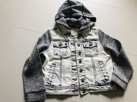 Riflova bundicka s mikinovymi rukavmi, next,122