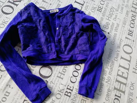 Svetrík crop top, h&m,146