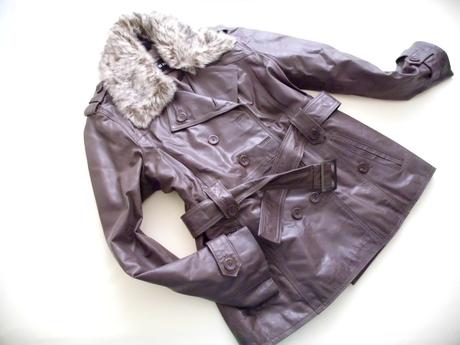 Trend kožená bunda 42, l