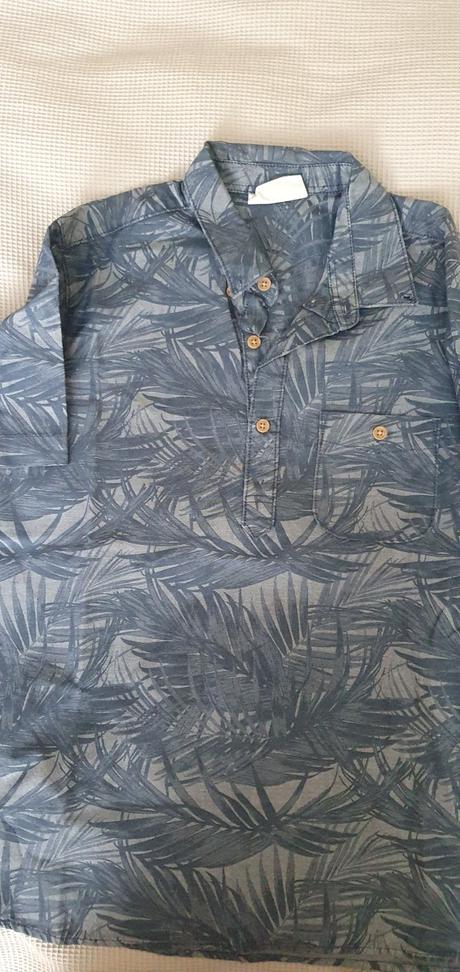 Letná chlapčenská polokošeľa " tropical", h&m,158