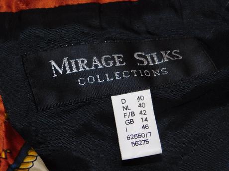 Vintage mirage silks collections hodvabna vesta, 40