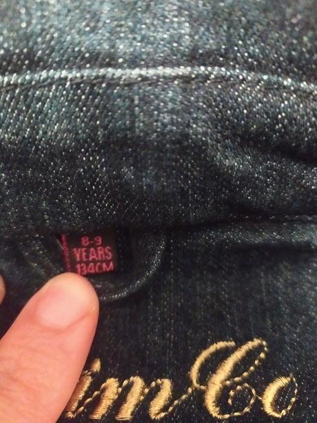 Riflová bunda 134 cm, denim co,134