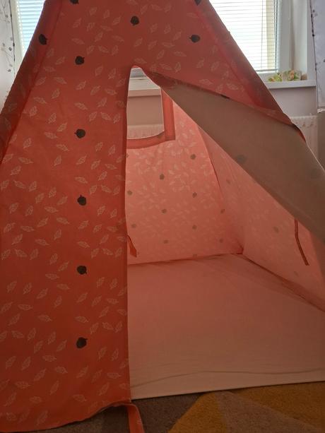 Detský stan tipi - ružová,