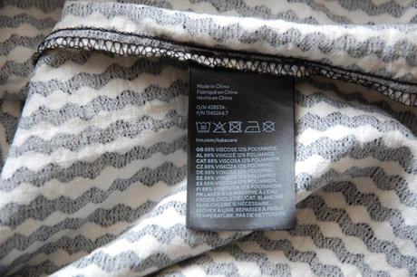Štýlové zavinovacie šaty s geometrickým vzorom, h&m,l