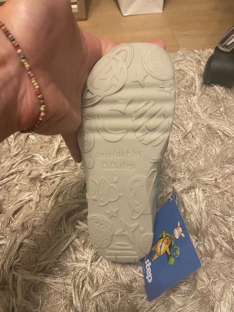Celokožené barefoot sandálky, d.d.step,28