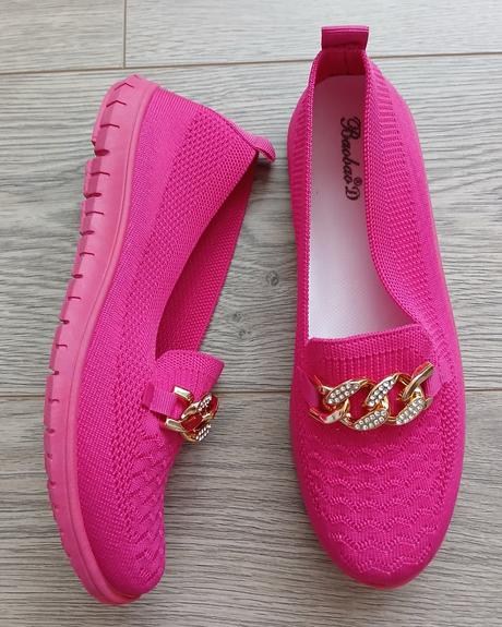 Ruzove a cierne mokasiny, 36 - 41