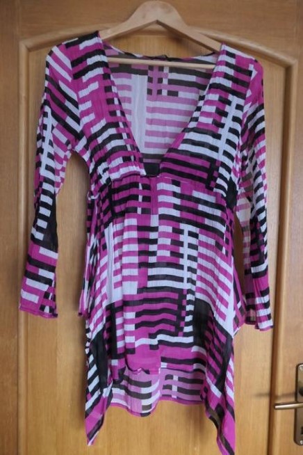Karl lagerfeld luxusne plazove vzdusne saty s/m, s