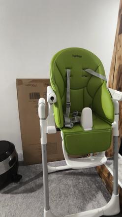 Detská stolička s kovovou konštrukciou, peg-pérego