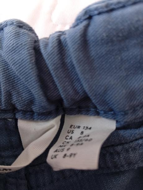 Menčestrové nohavice, h&m,134