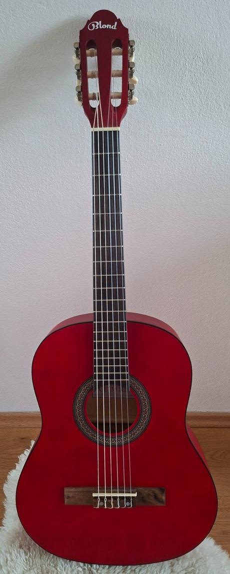 Blond cl-34 3/4 klasická gitara top stav,