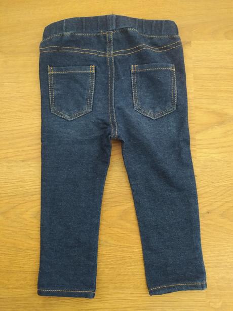 Legíny v rifľovom vzhľade, h&m,80