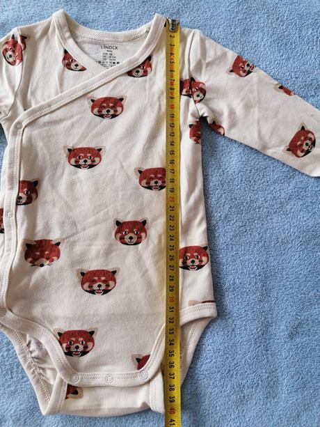 Komplet panda červená, lindex,68