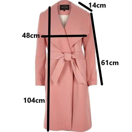 Elegantný teplý kabát v krásnej farbe - 36/s, river island,36