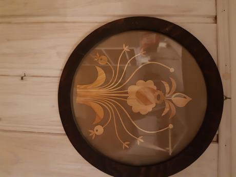 Retro obraz slama v kruhu, 