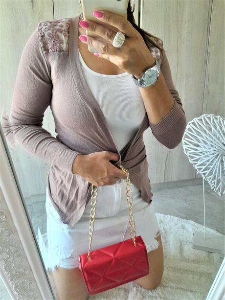 Hnedý svetrík-prehozka-s/m, s