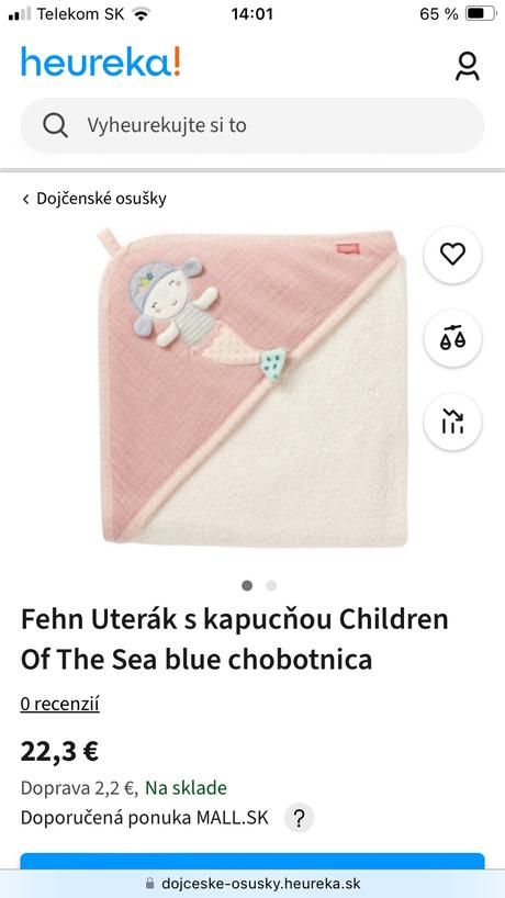 Osuška pre bábätko, 