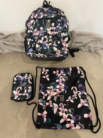 Školská taška orchid,