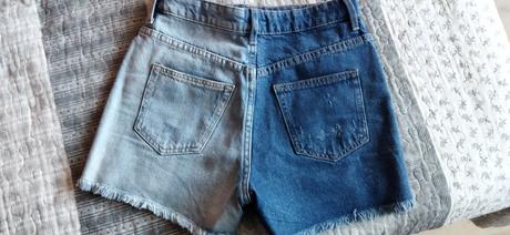 Riflové šortky, h&m,152