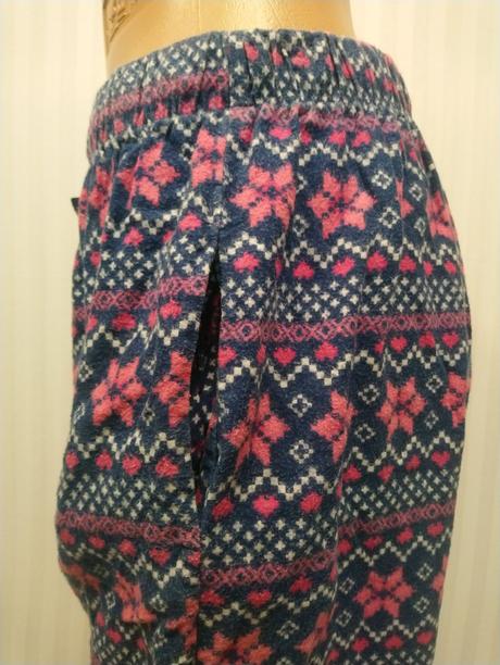 Dámske flanelové pyžamové nohavice, love, m, l, l