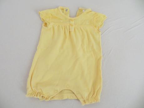 Žlté body bez rukávov v dolnej časti kraťasy, f&f,62