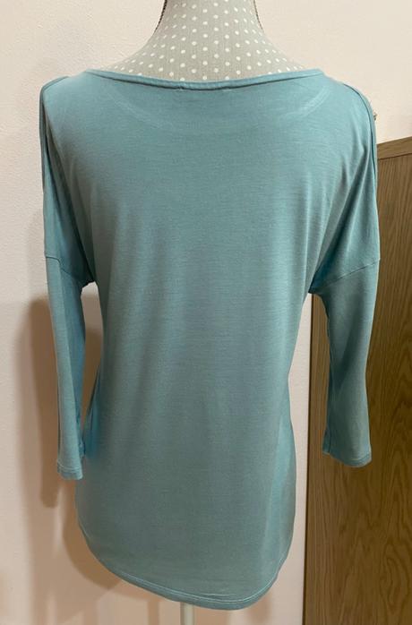 Blúzkové tričko s kvetmi a flitrami, orsay,34