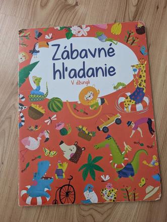 Kniha zábavné hľadanie v džungli,