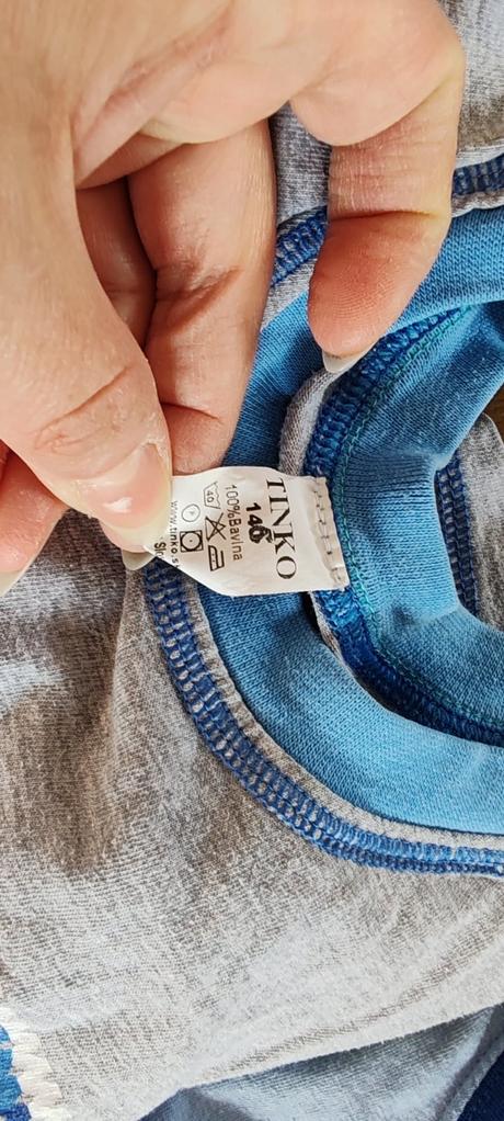 9x pyžamo vrchný diel, 140