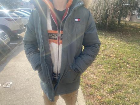 Tommy hilfiger 164 bunda, tommy hilfiger,164