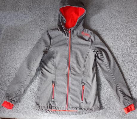 Predám dievčenskú softshellovú bundu zn. girls uni, 164