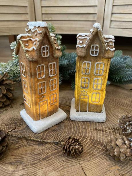 Led perníkový domček vyšší, 